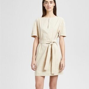 Theory Cream Mini Dress